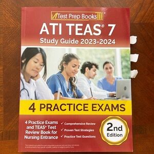 ATI TEAS 7 Study Guid 2nd Edition 📚🤓